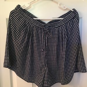 JCrew Skort checked pattern